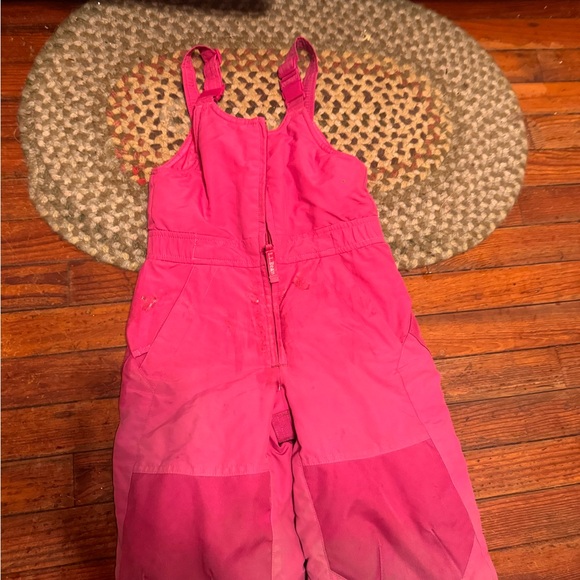 LL bean snow bib snow pants insulated bib Overalls toddler size 4 - Picture 2 of 6